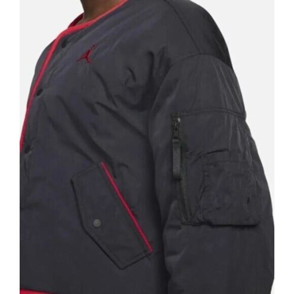 Women's Nike Air Jordan Flight Essential Reversible Jacket M NWT DH0655 - Picture 5 of 6
